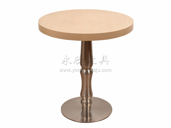 木纹色圆餐桌 CZ-GM016