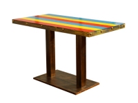 彩虹条西餐桌 CZ-GY027
